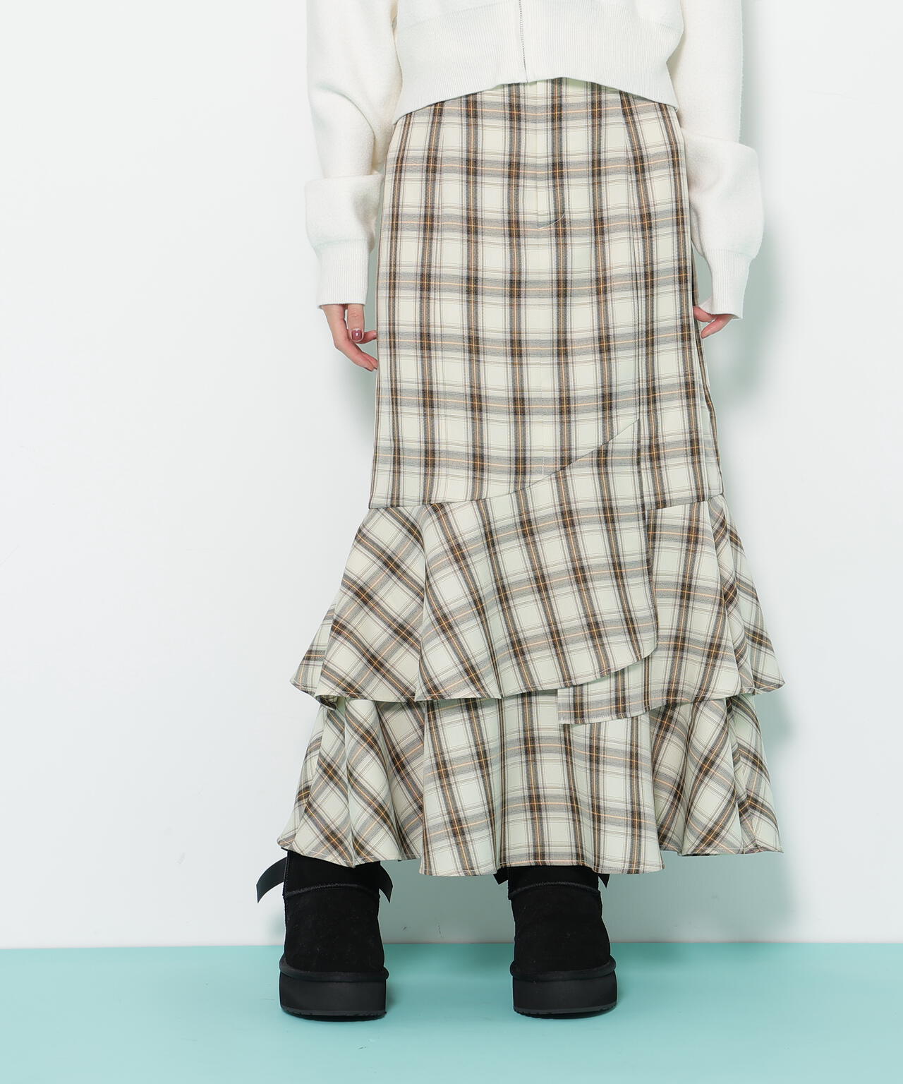 ナローマーメイドスカート