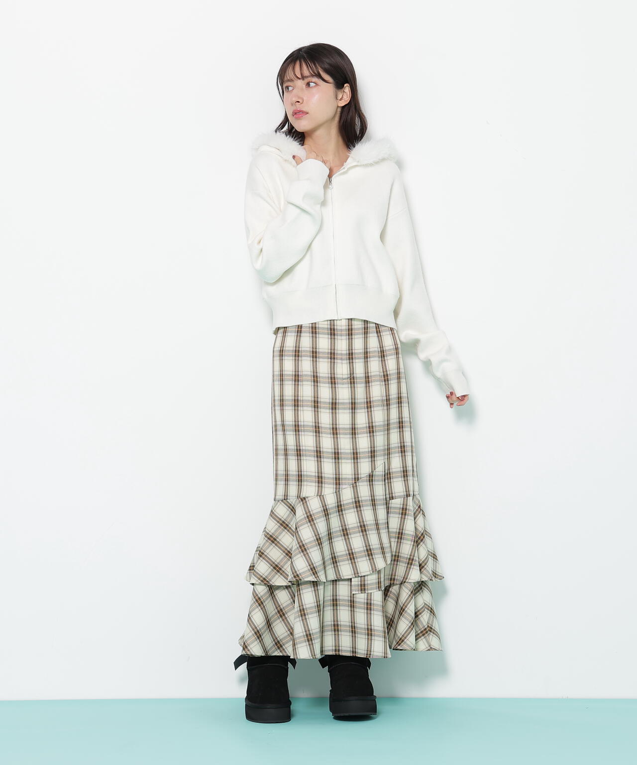 ナローマーメイドスカート