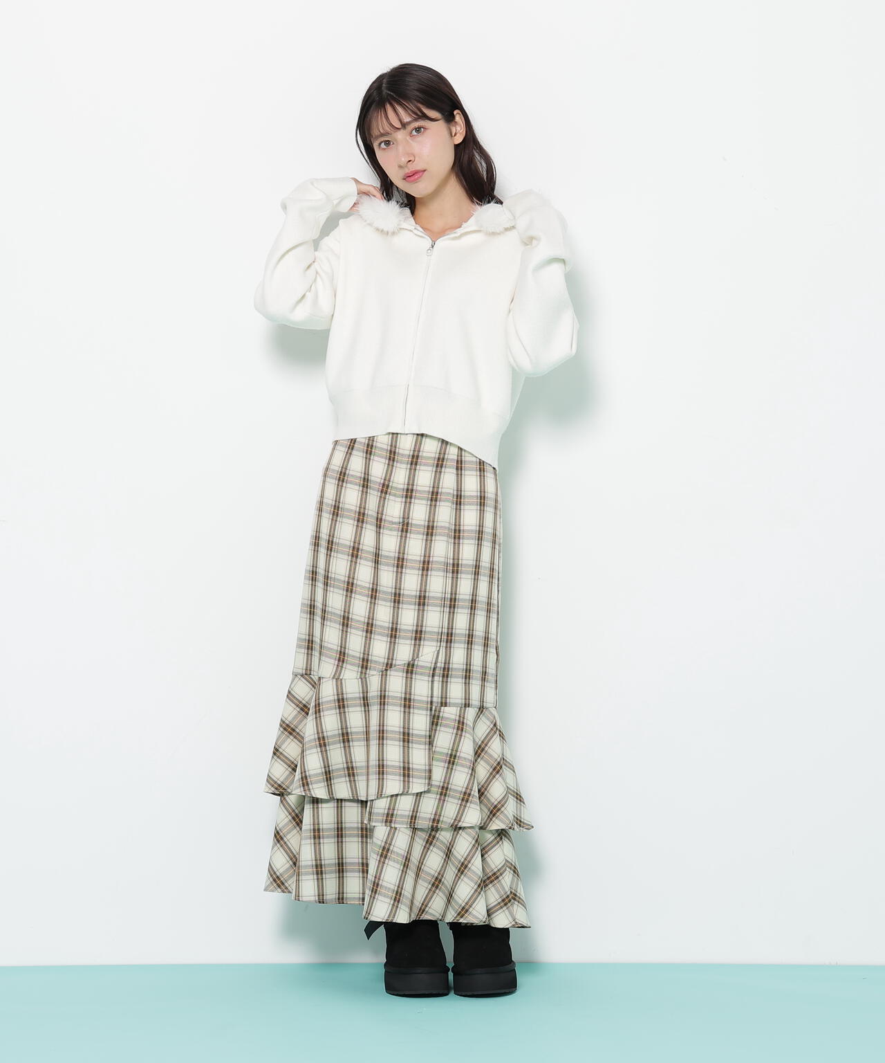 ナローマーメイドスカート