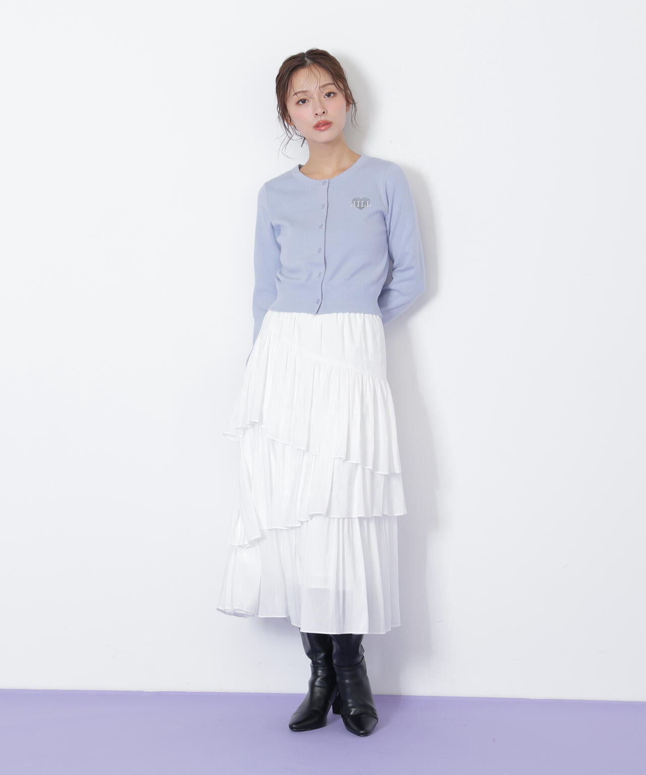 ランダムティアードスカート