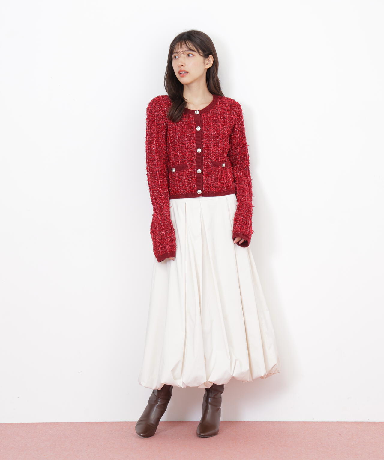 ロングバルーンスカート