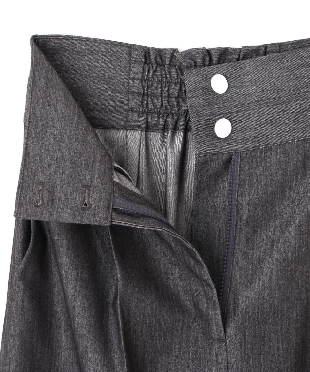 ダブルウエストワイドパンツ