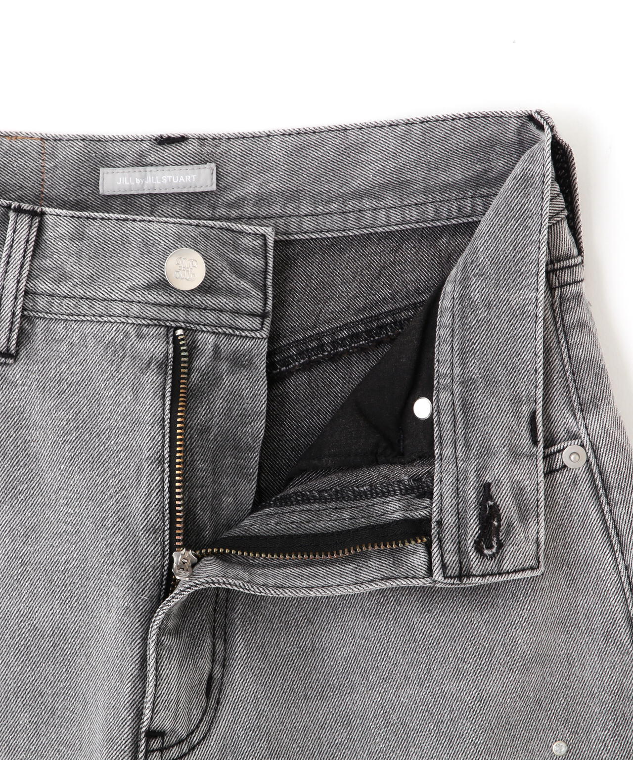 ビジュートッピングデニムパンツ