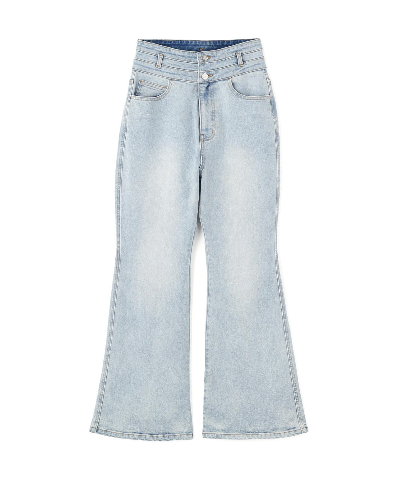 フレアデニムパンツ