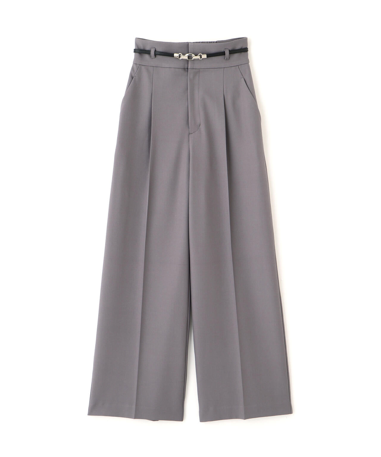 <セットアップ対応>ベーシックツイルビットベルトパンツ