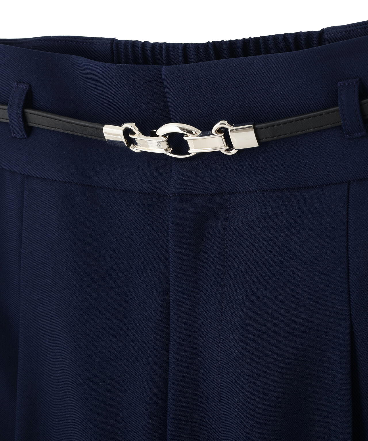 <セットアップ対応>ベーシックツイルビットベルトパンツ