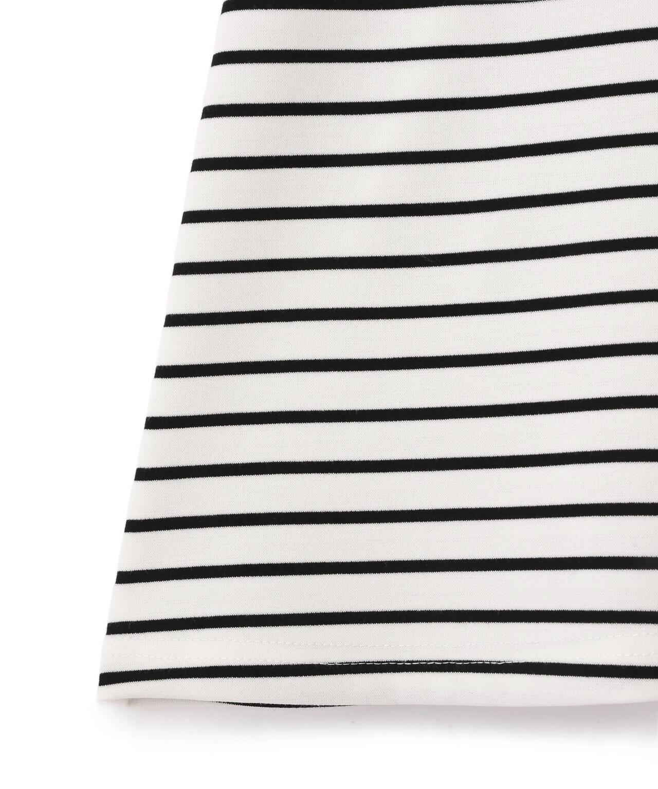 ポロ衿カットソーワンピース