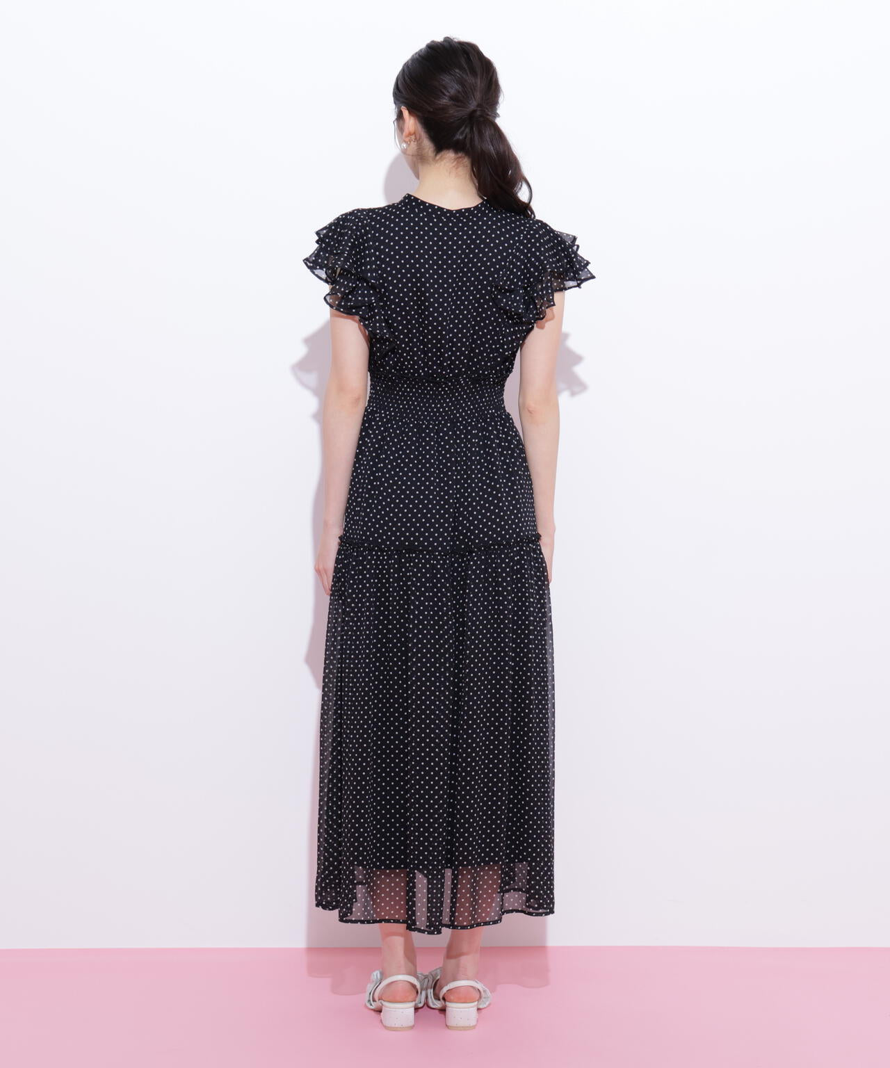 ボリュームティアードワンピース