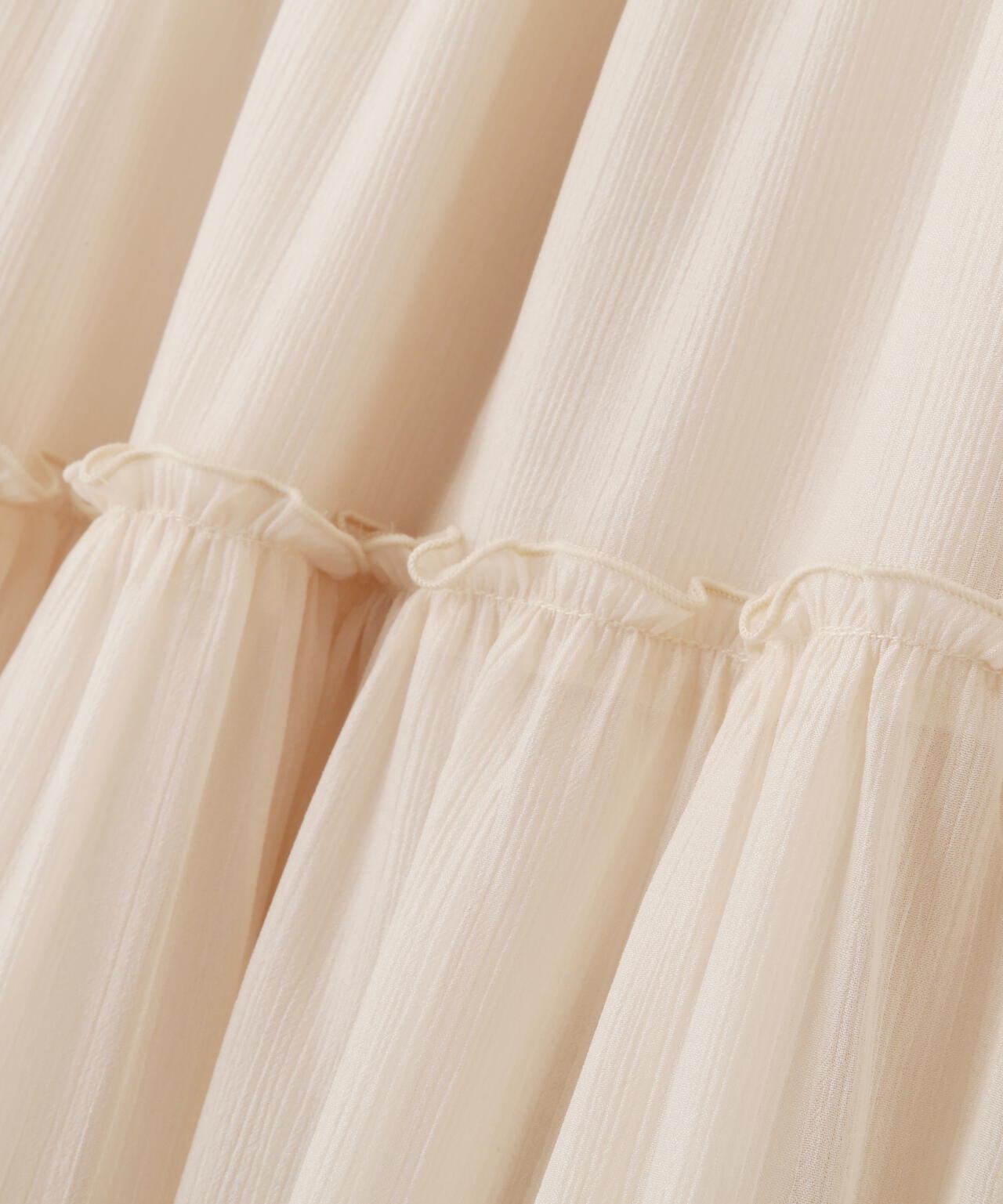 ボリュームティアードワンピース