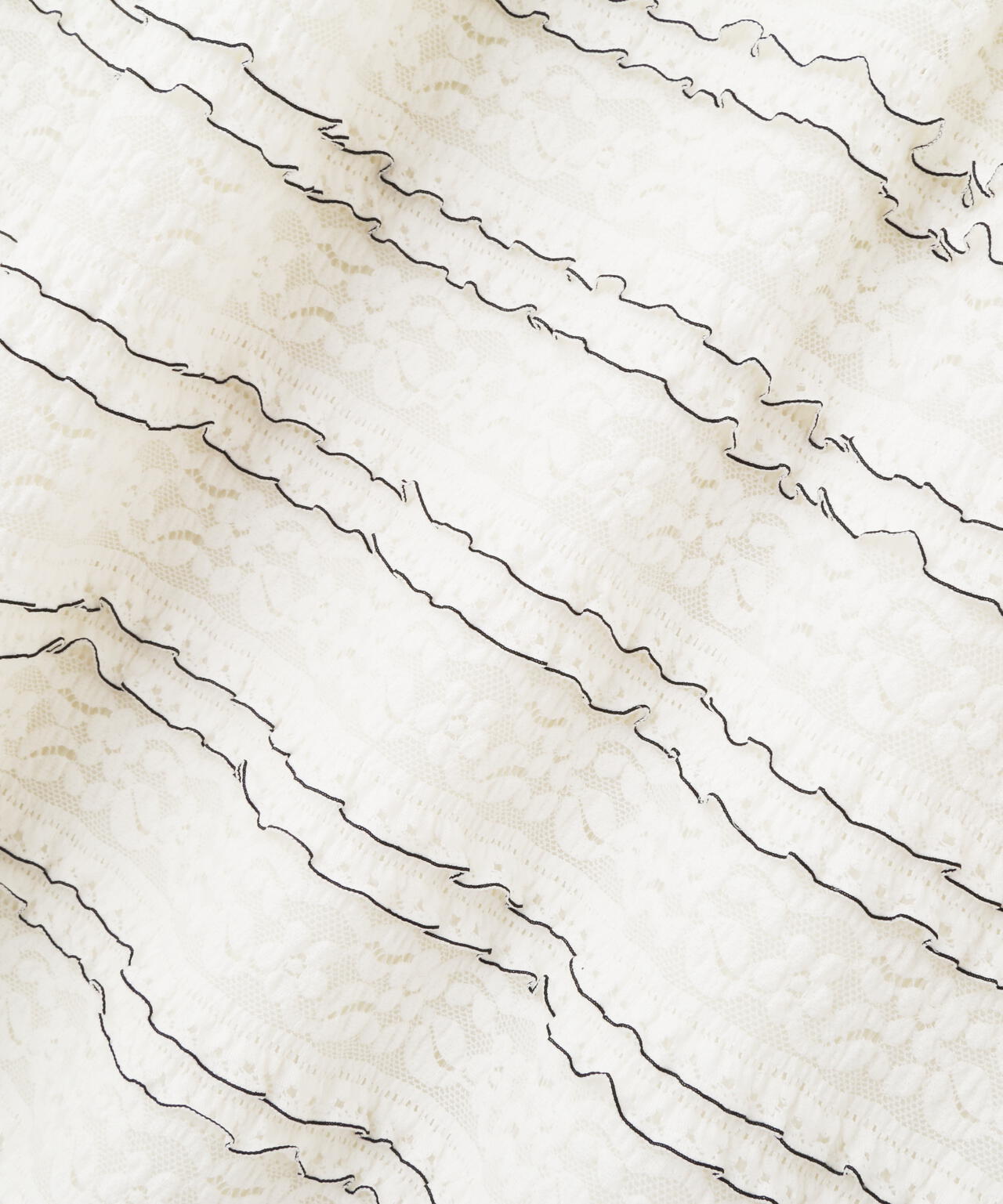 バイカラーストレッチレースセットアップ