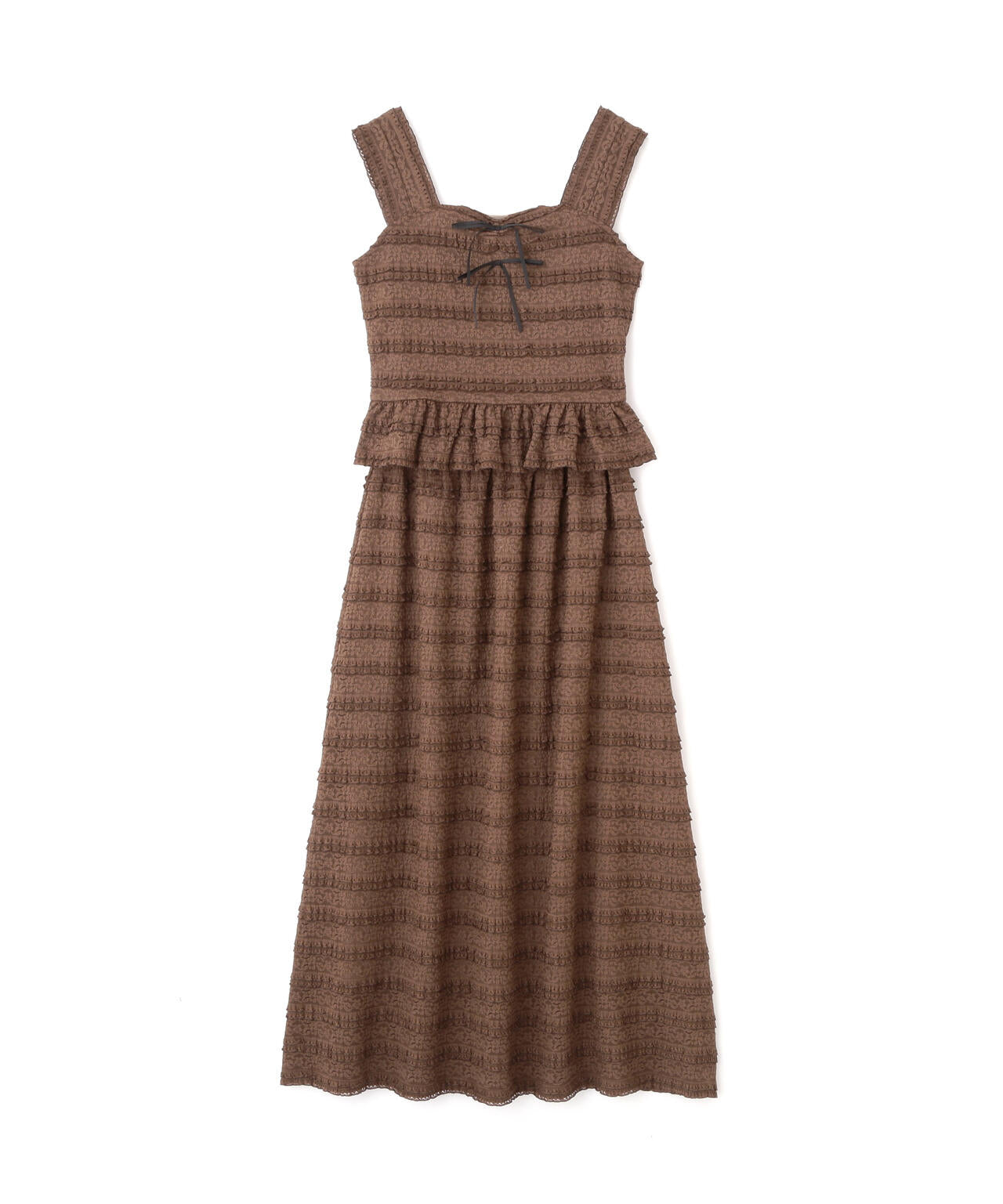 バイカラーストレッチレースセットアップ