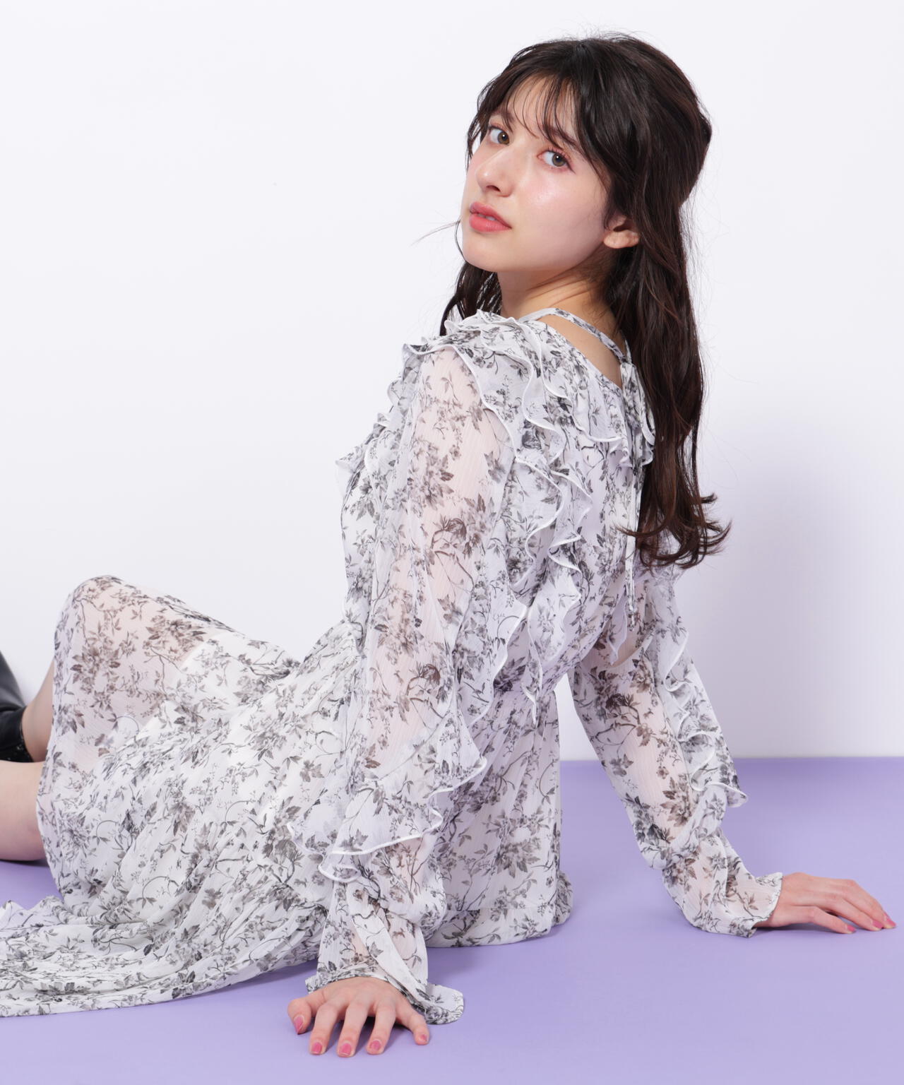 フリルミニワンピース