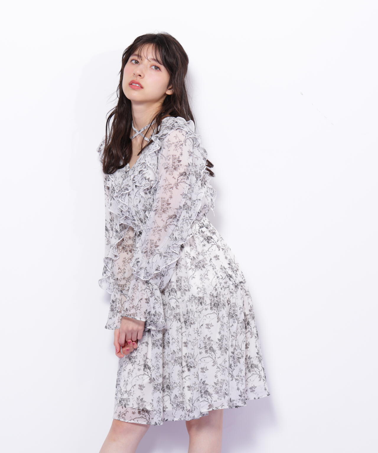 フリルミニワンピース