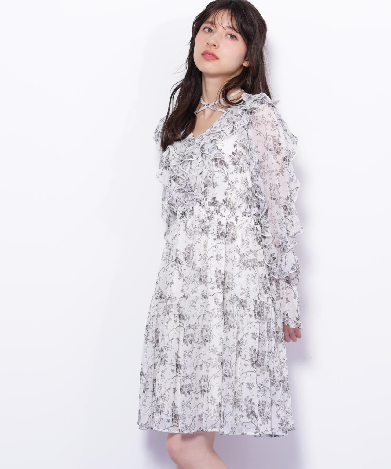 フリルミニワンピース