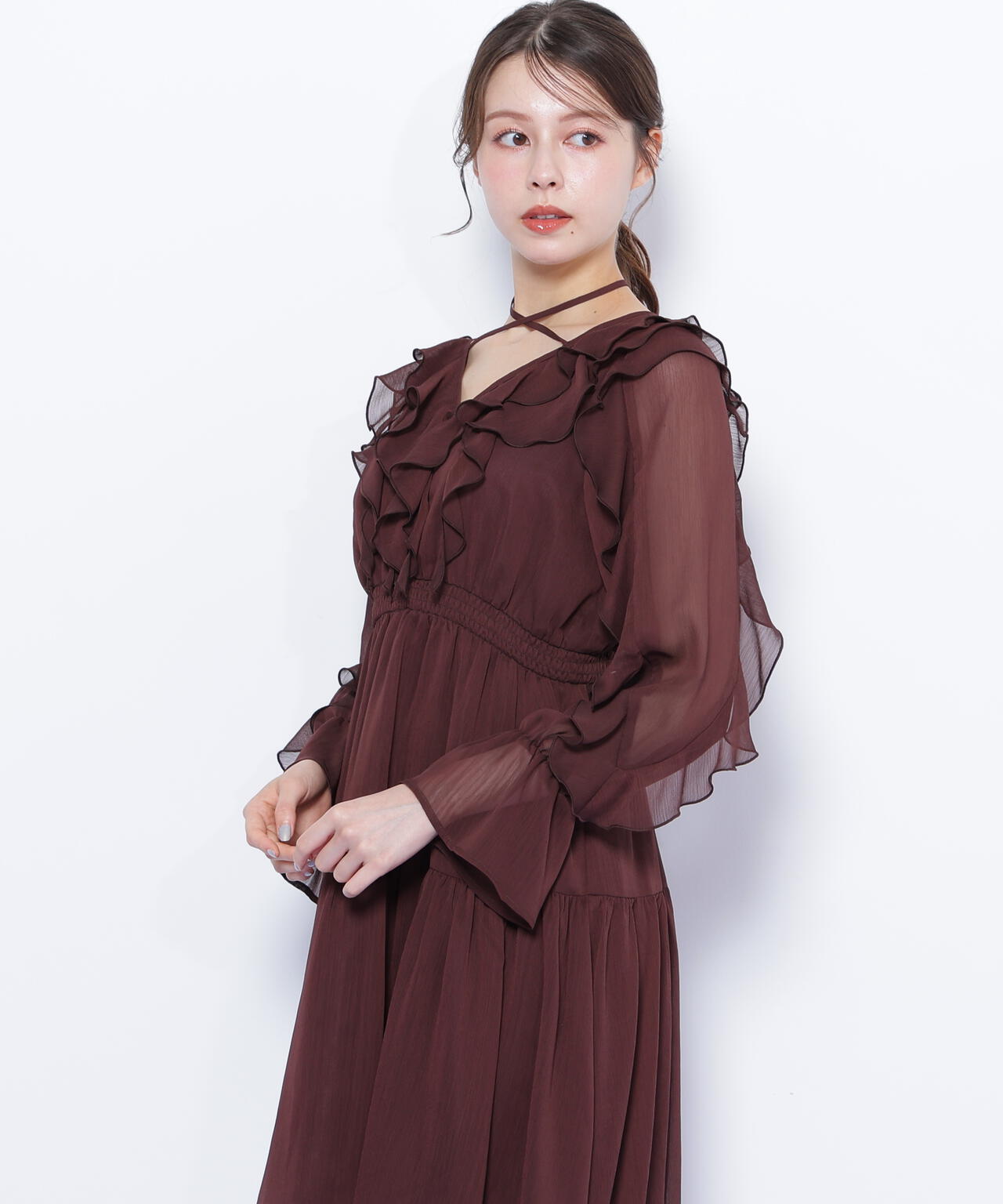 フリルミニワンピース