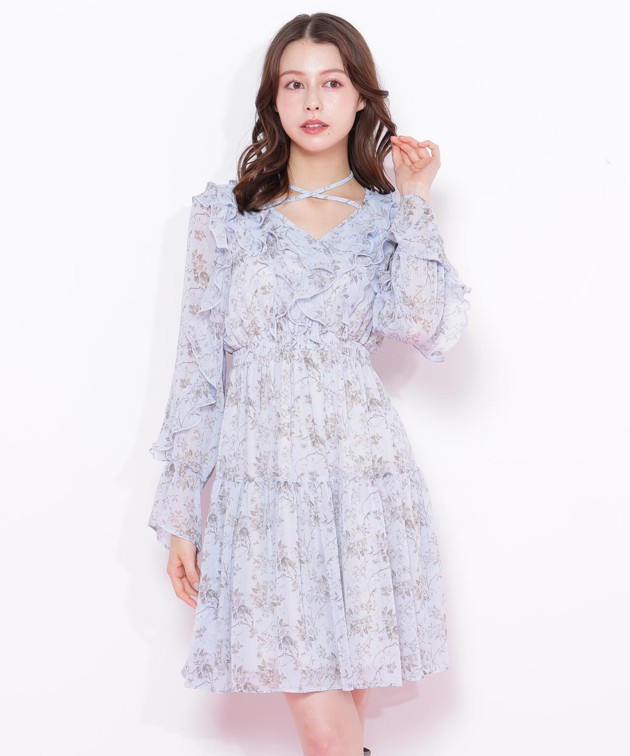 フリルミニワンピース