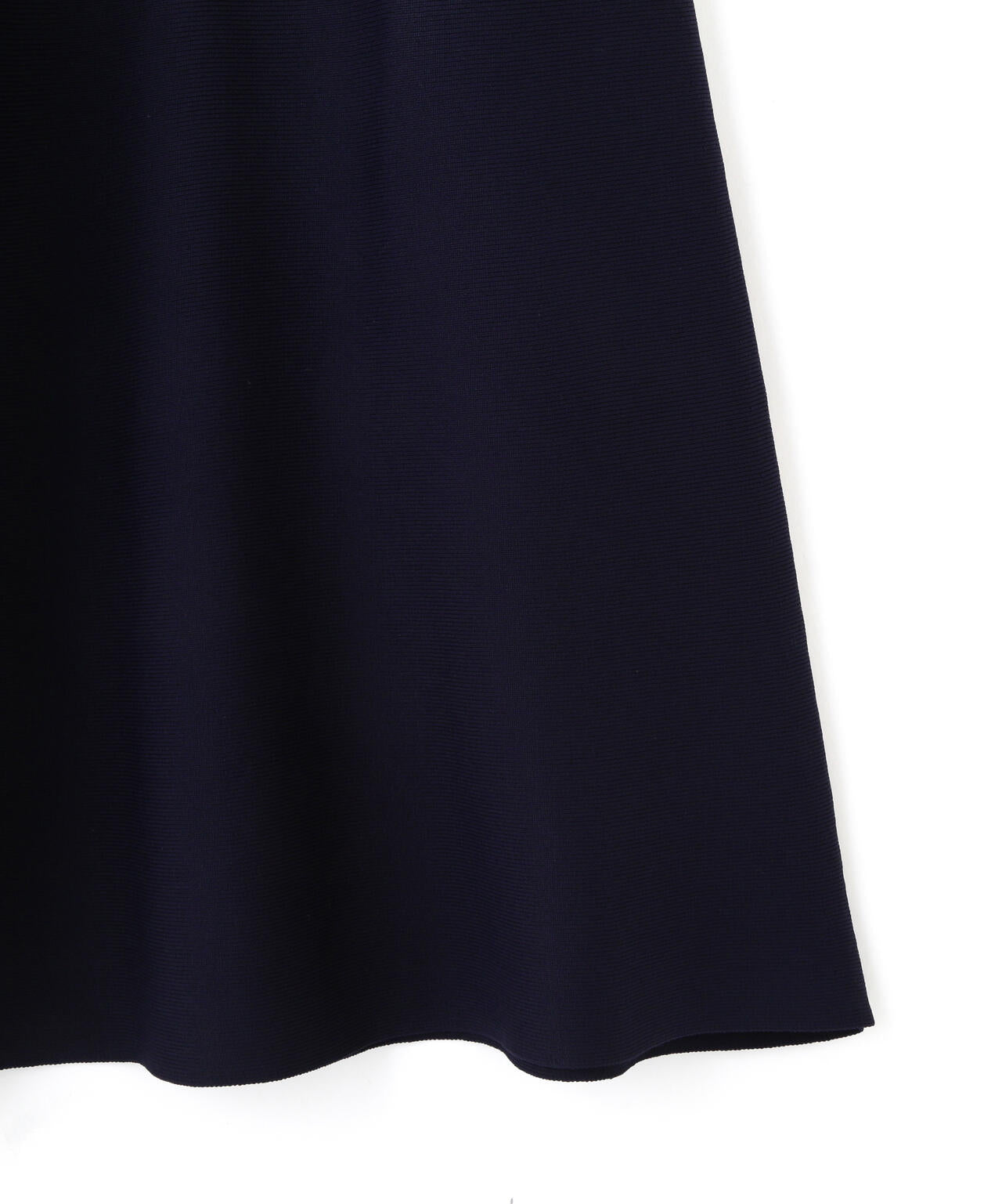 ミックスツイード切替ニットワンピース