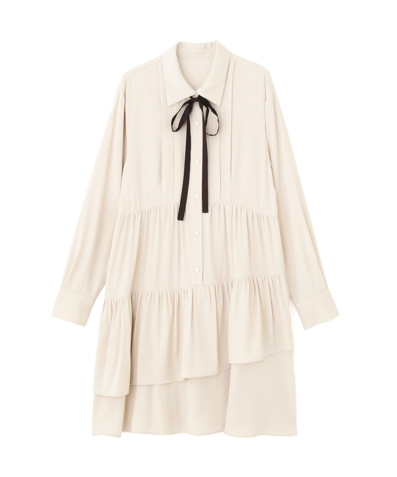 ティアードミニシャツワンピース