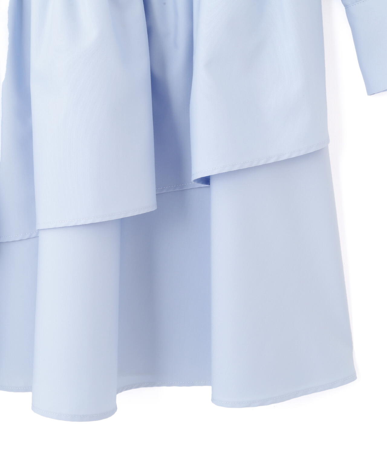 ティアードミニシャツワンピース