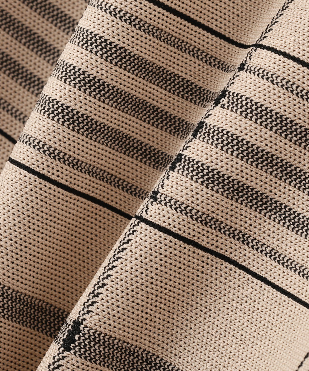 ビッグチェックニットワンピース