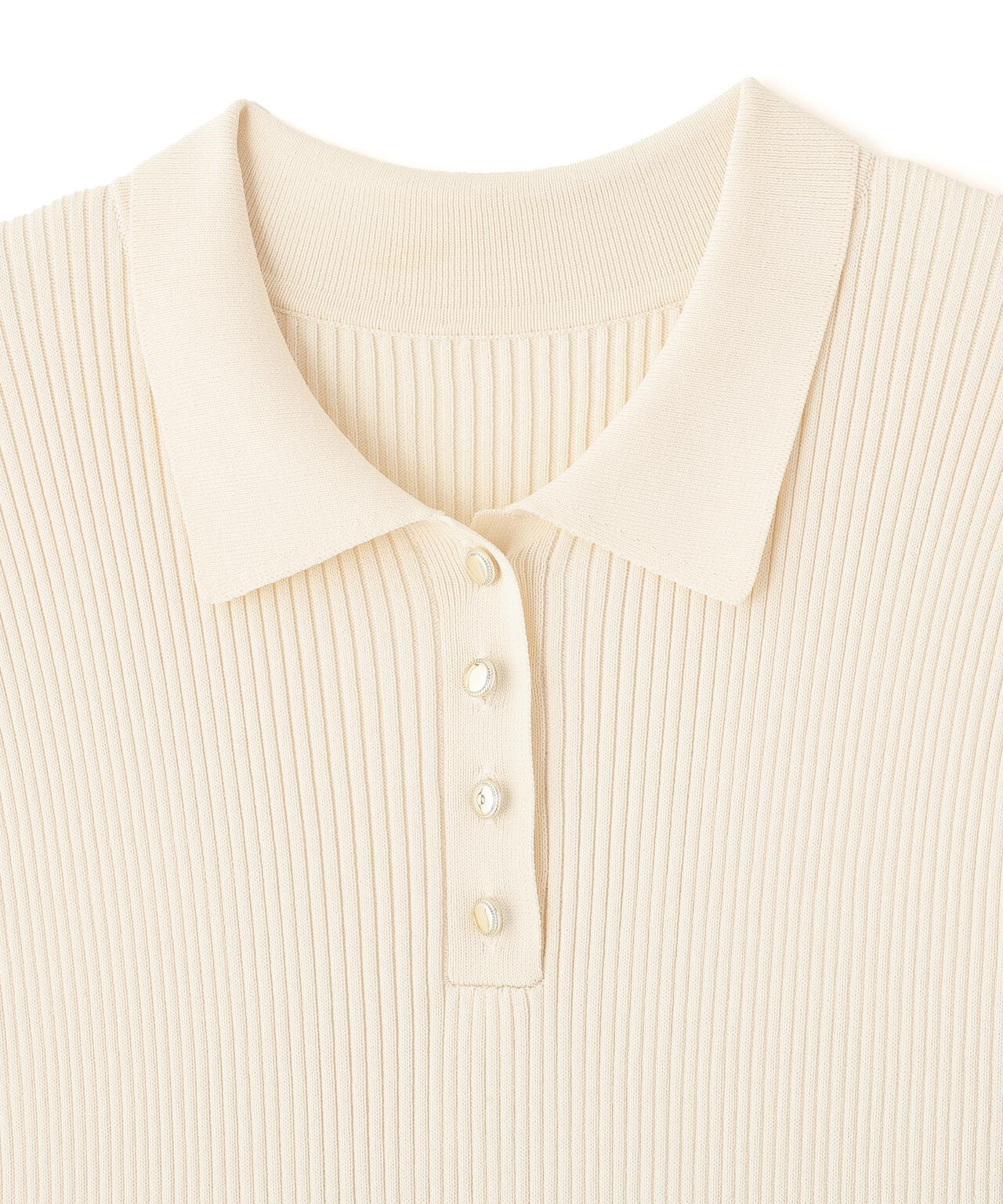 ポロ衿ドッキングワンピース