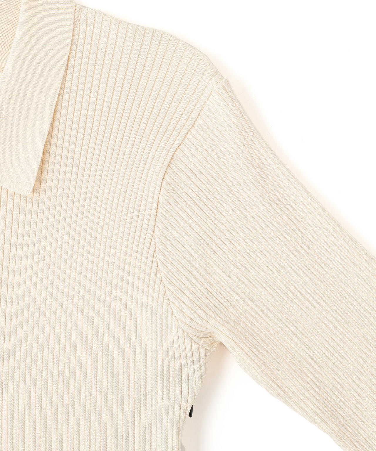 ポロ衿ドッキングワンピース