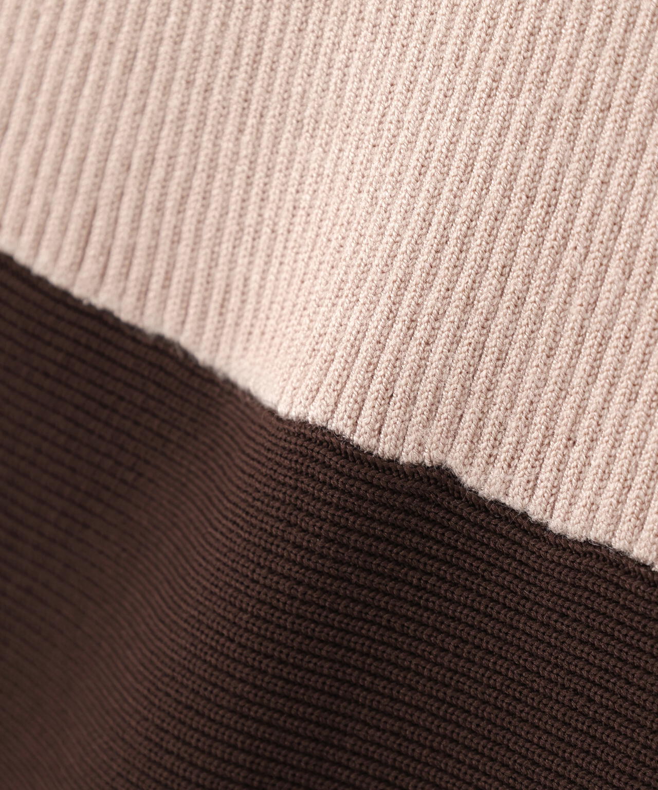 ビッグカラーニットワンピース