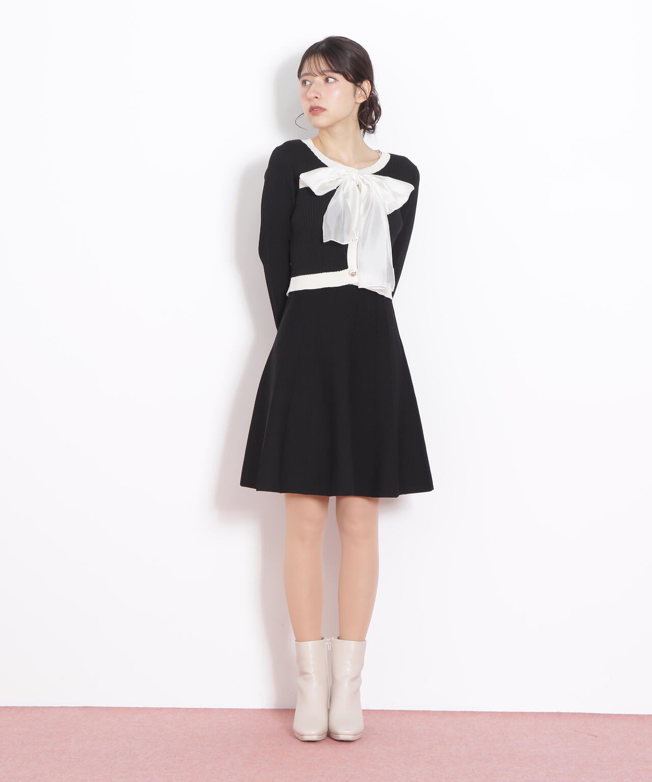 ビッグリボンニットアップ