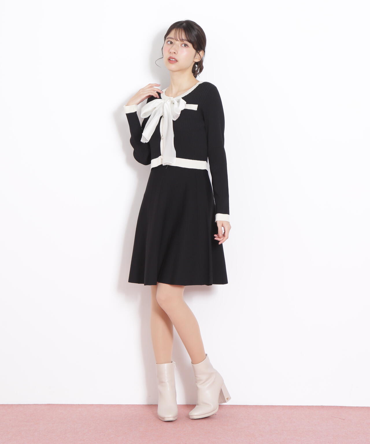 ビッグリボンニットアップ