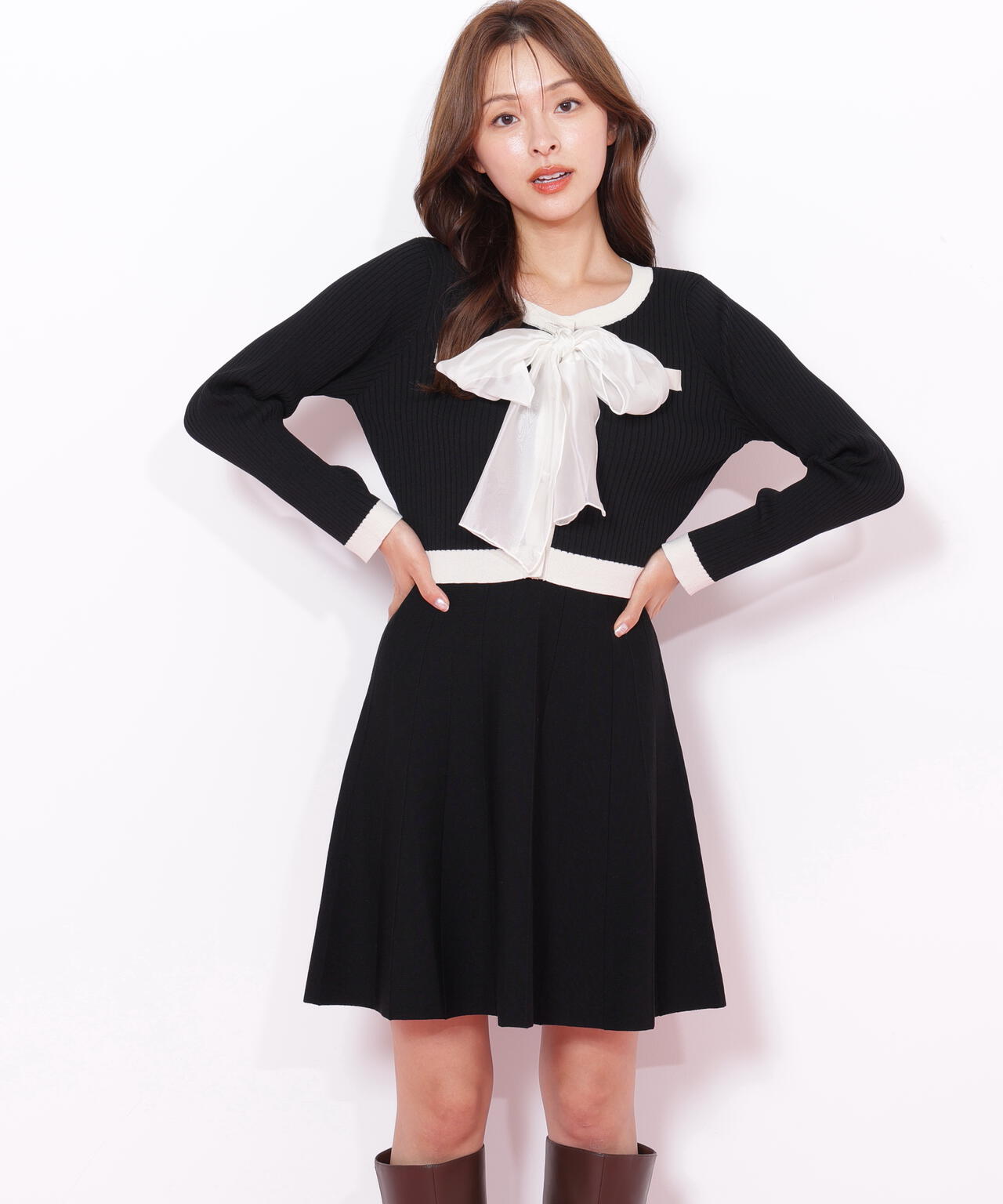 ビッグリボンニットアップ