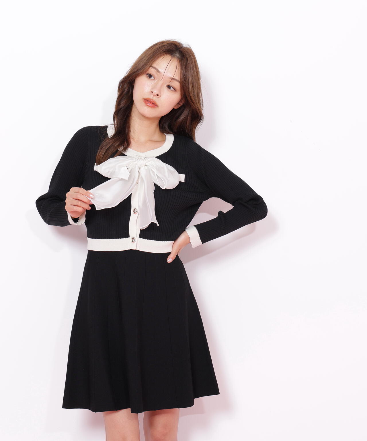 ビッグリボンニットアップ