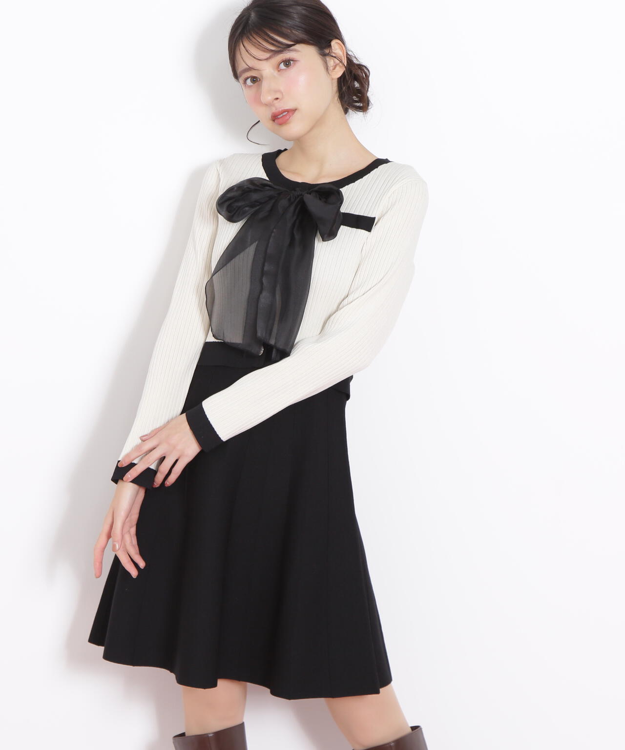 ビッグリボンニットアップ