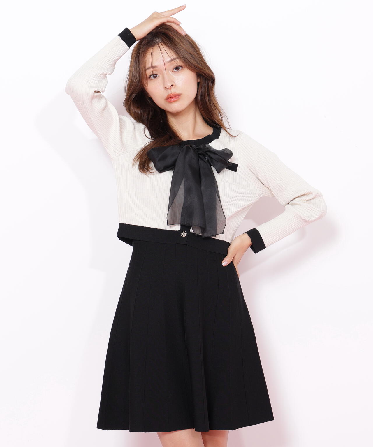 ビッグリボンニットアップ