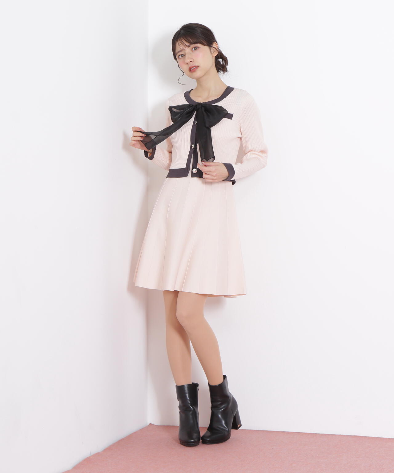 ビッグリボンニットアップ