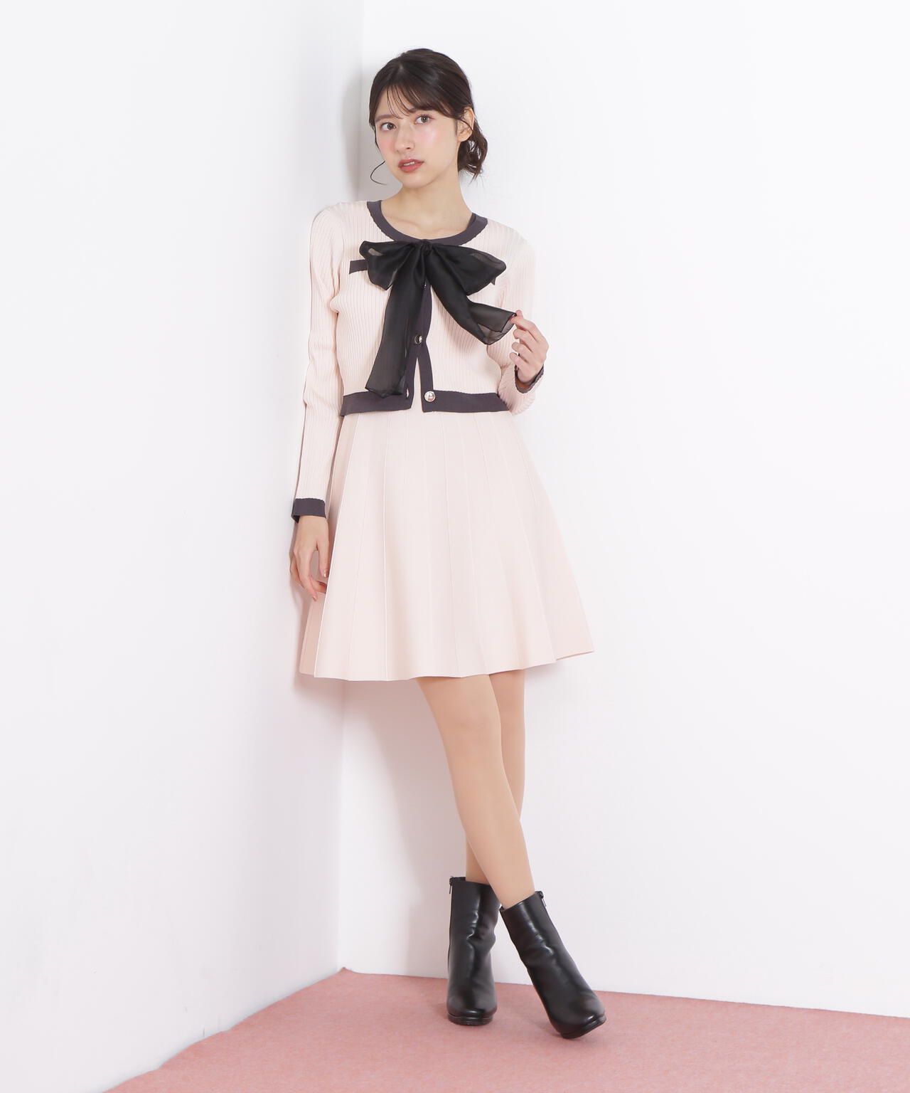 ビッグリボンニットアップ