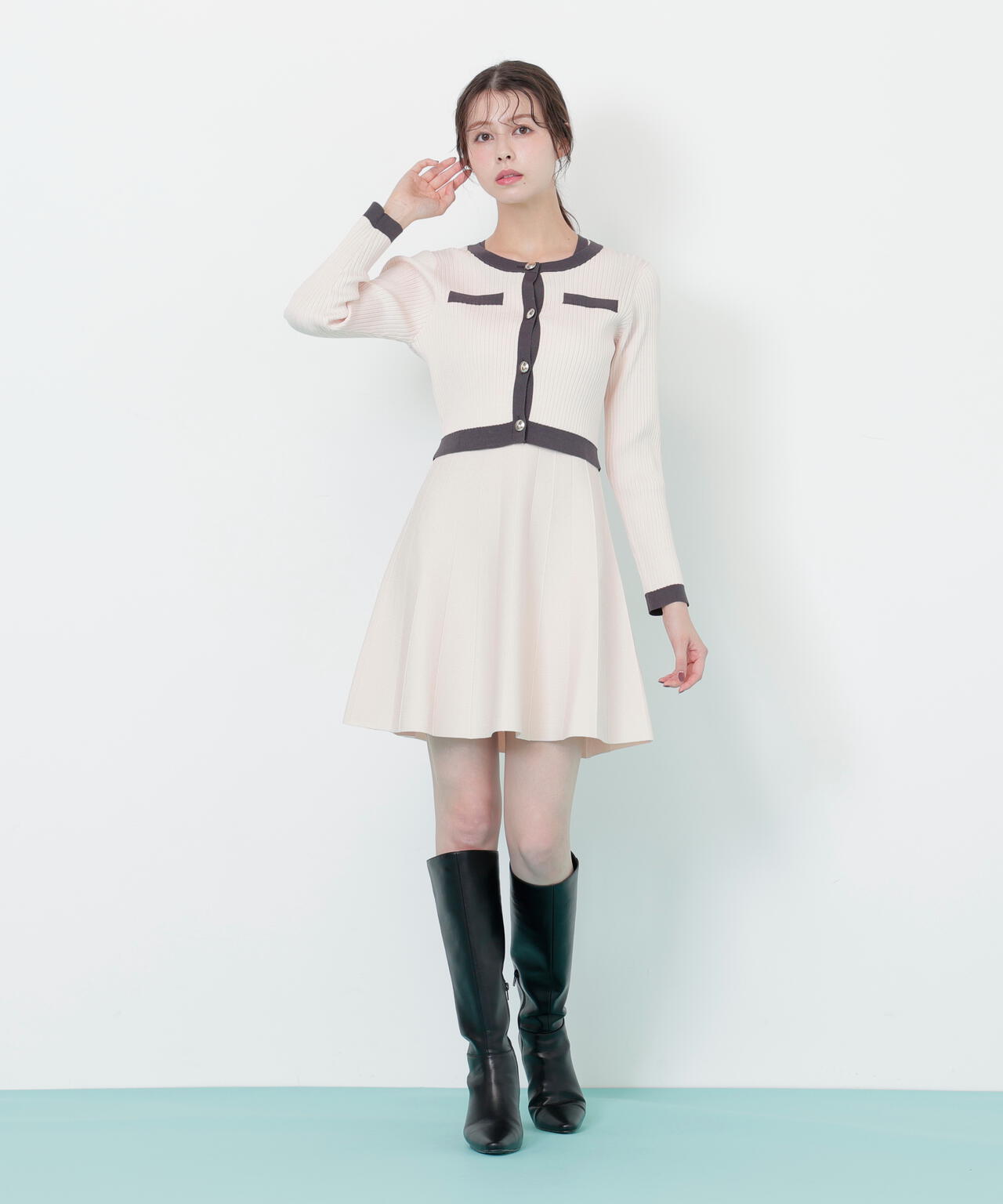 ビッグリボンニットアップ