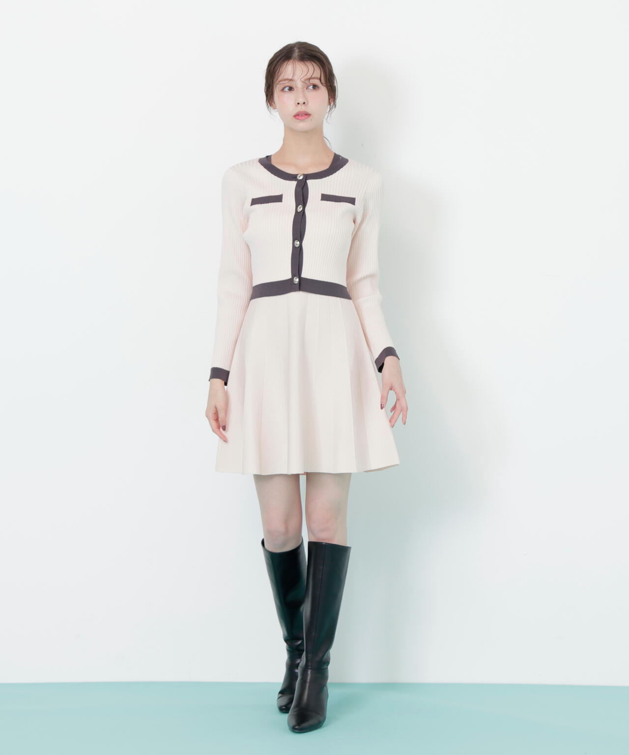 ビッグリボンニットアップ