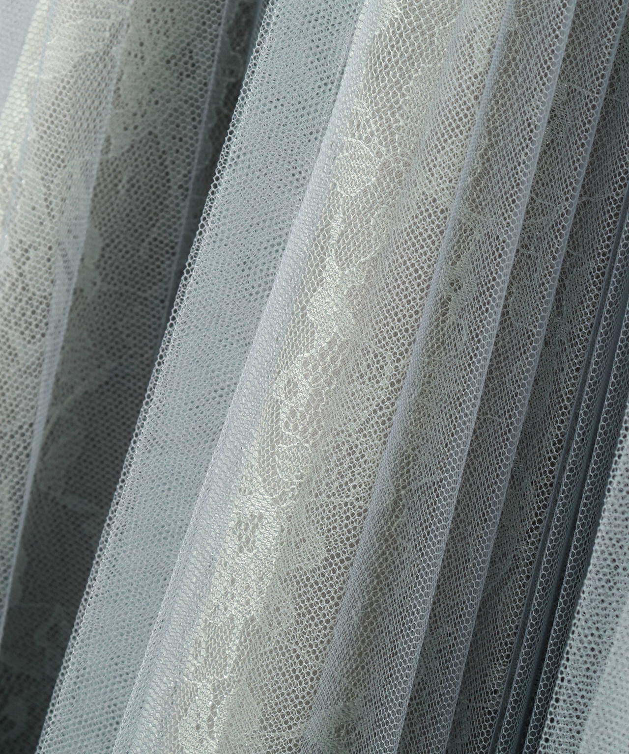 配色パイピングレースワンピース