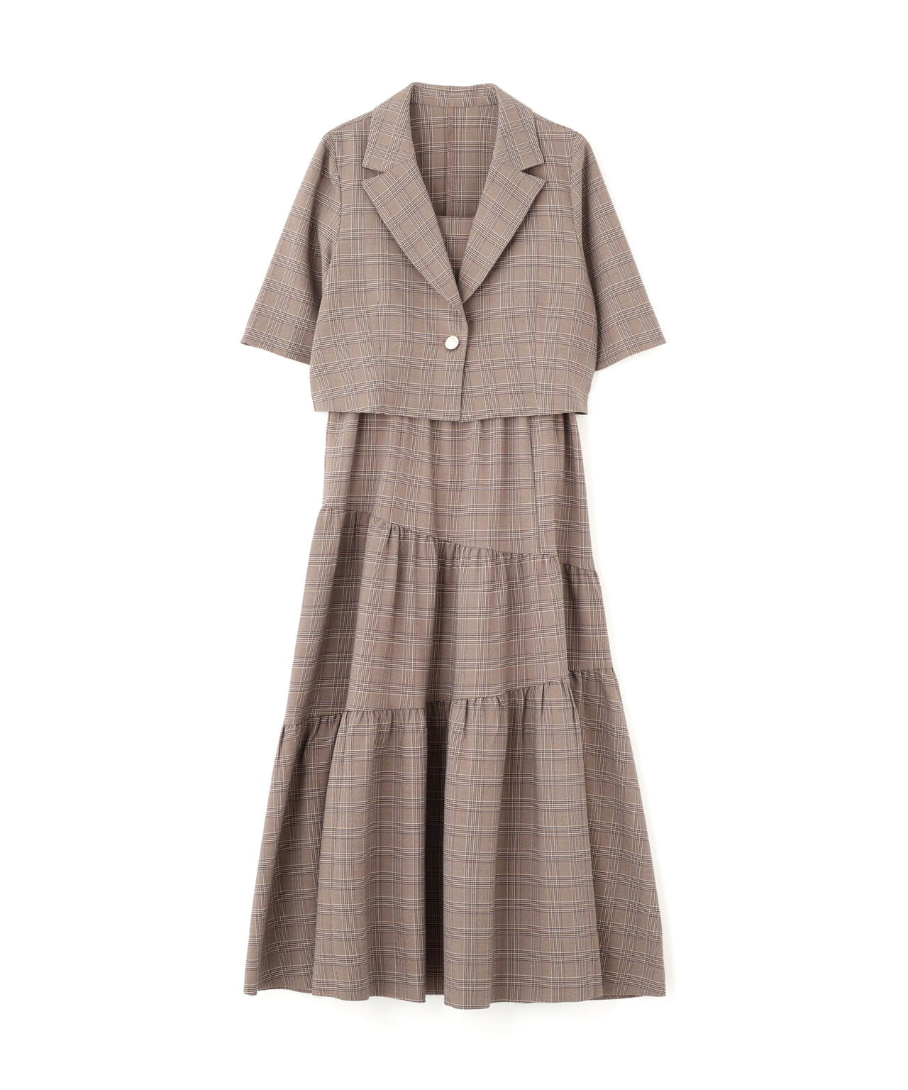 ジャケットジャンスカセットアップ