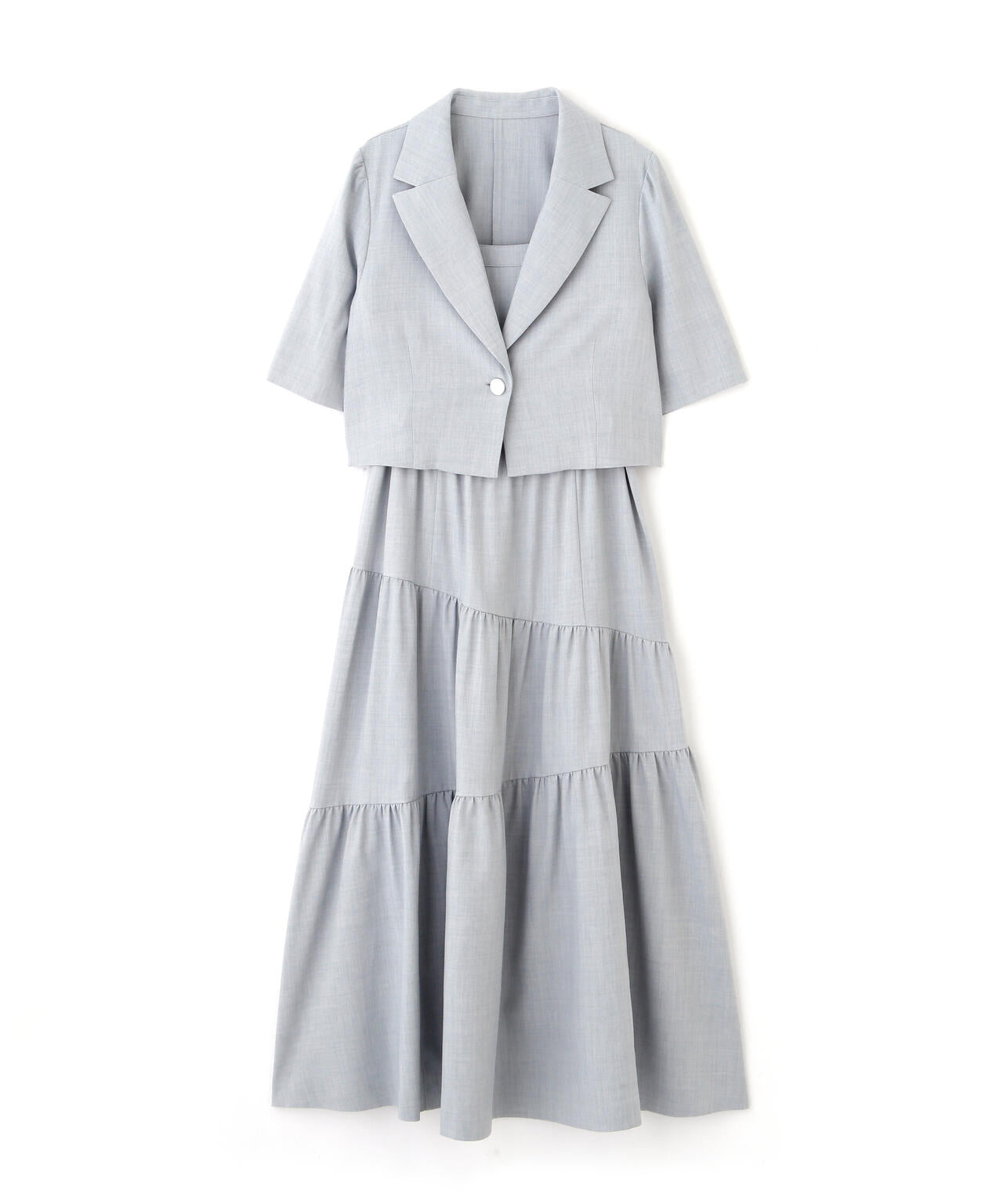 ジャケットジャンスカセットアップ