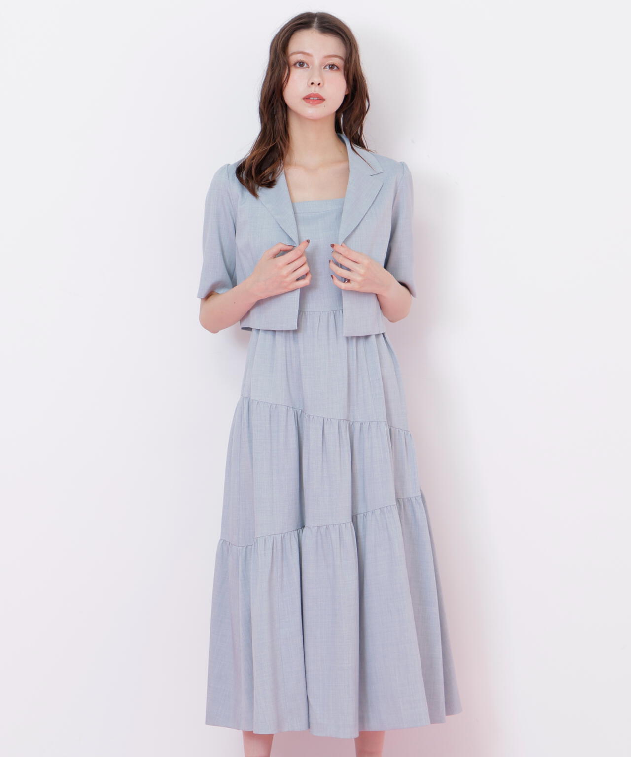 ジャケットジャンスカセットアップ