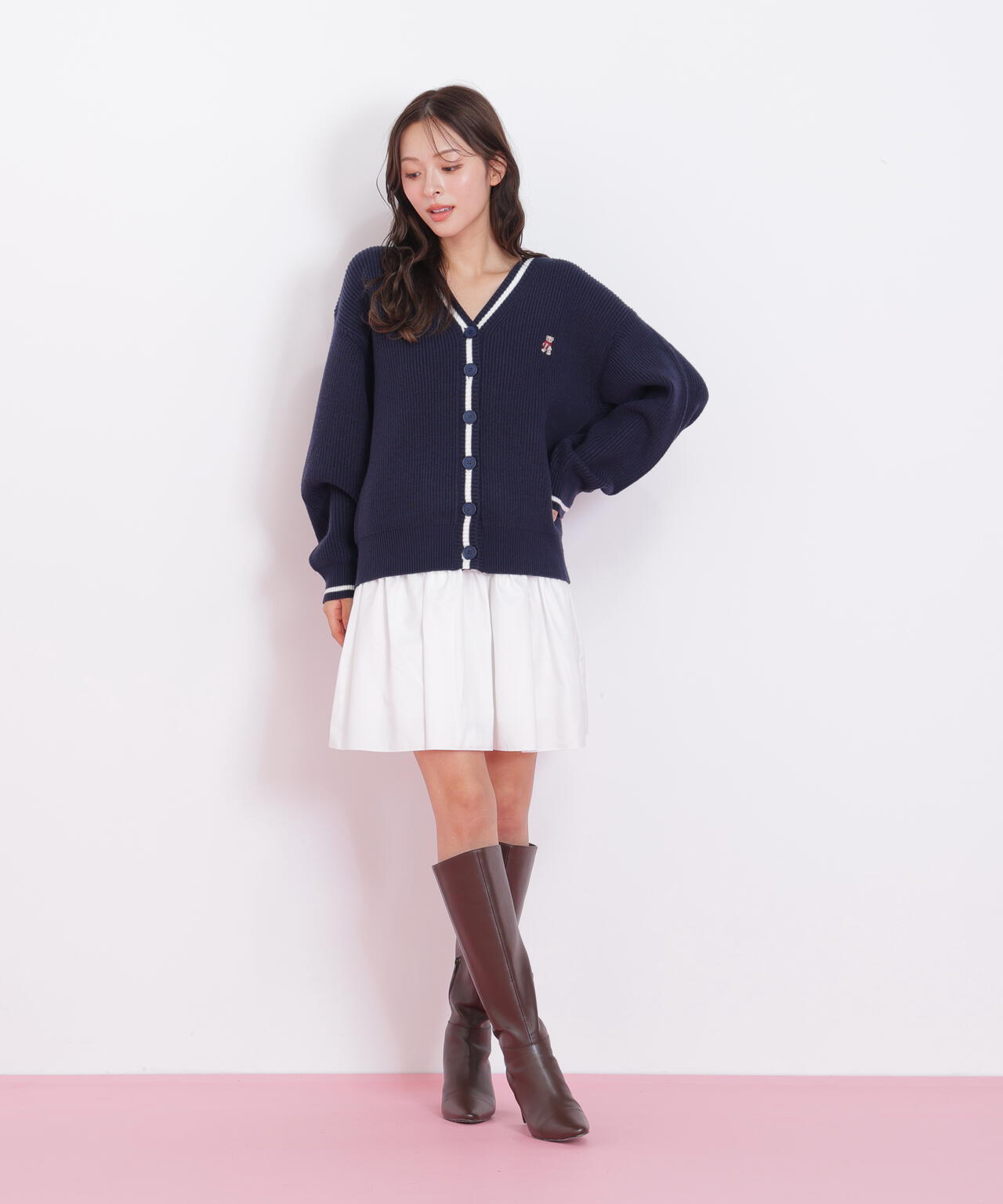 <BEARシリーズ>カーディガンセットアップ