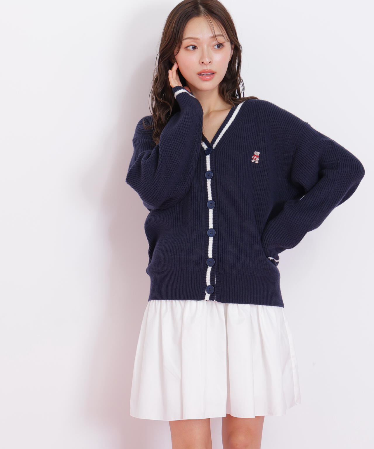 <BEARシリーズ>カーディガンセットアップ