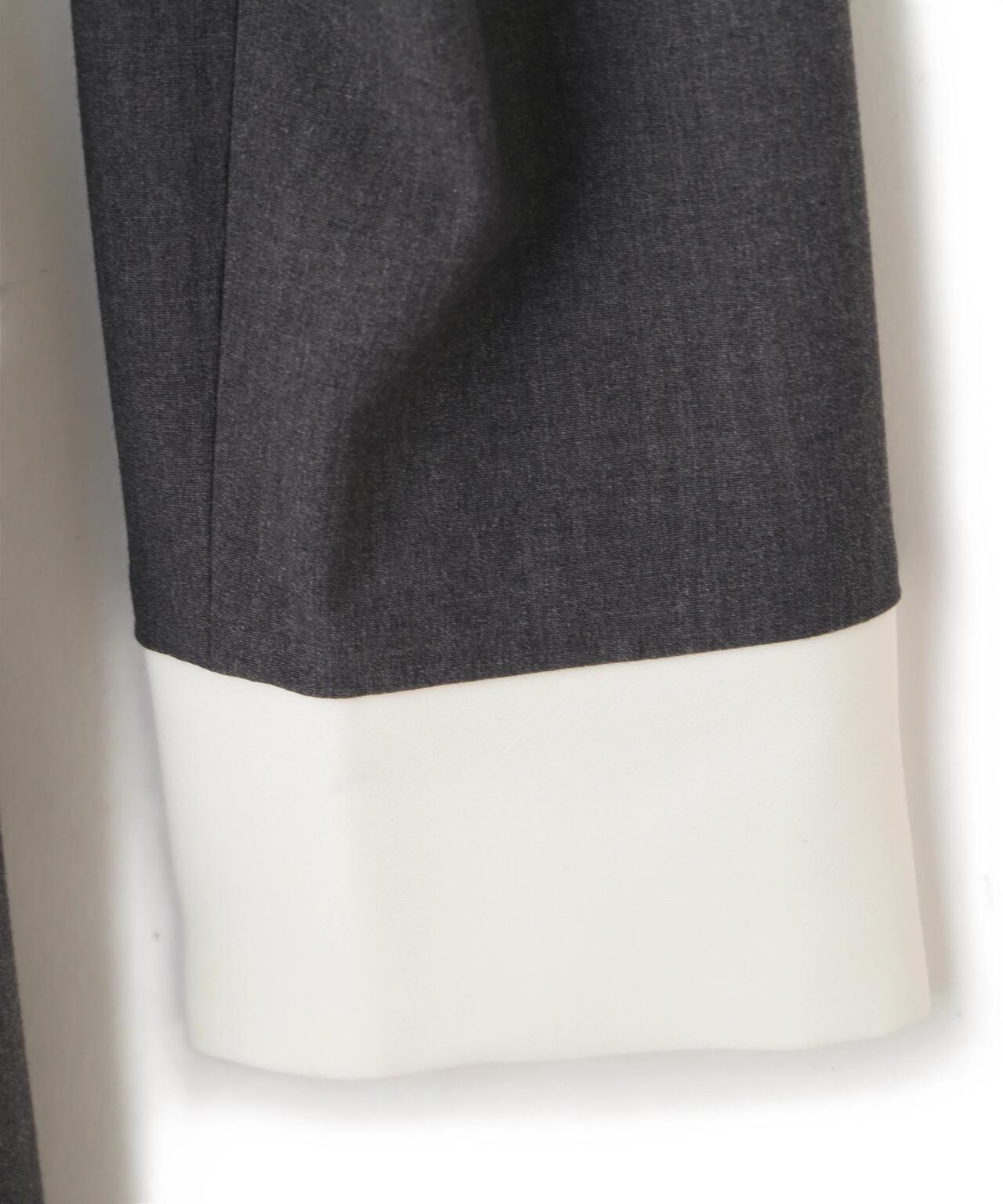 ジャケットレイヤードワンピース