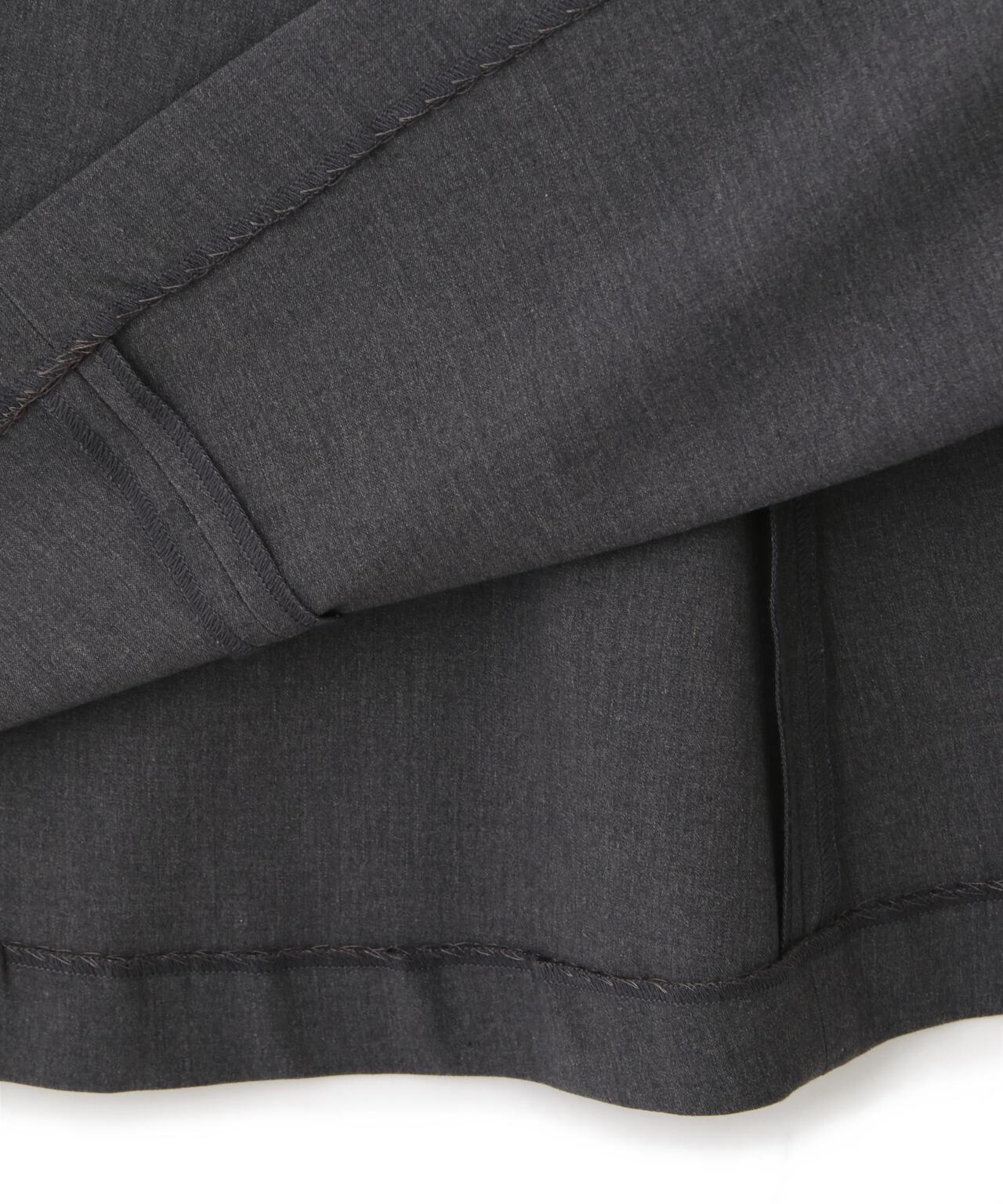 ジャケットレイヤードワンピース