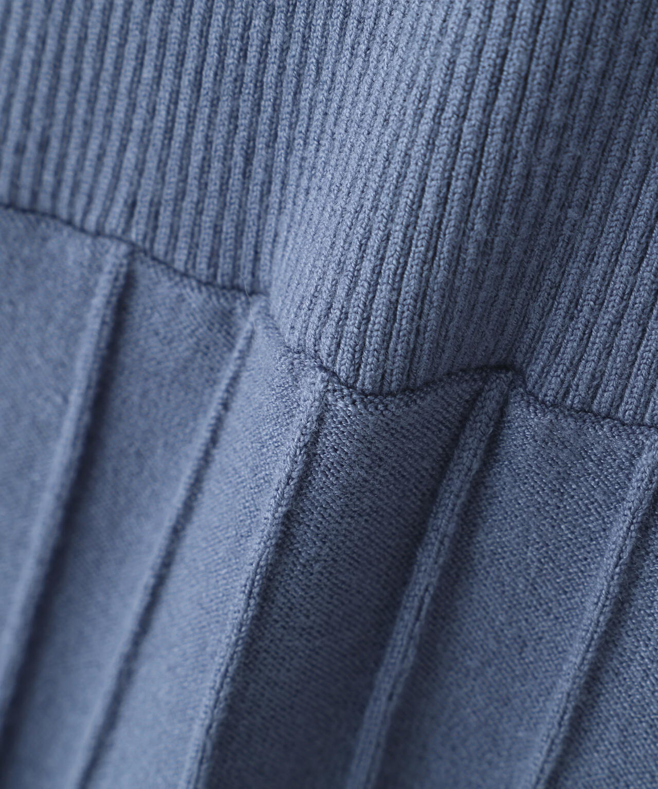 ステッチカラーニットワンピース