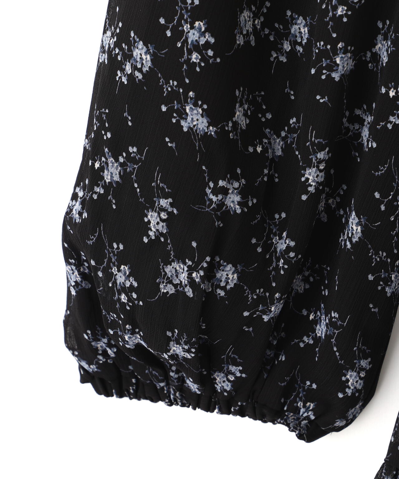 小花柄ボウタイワンピース