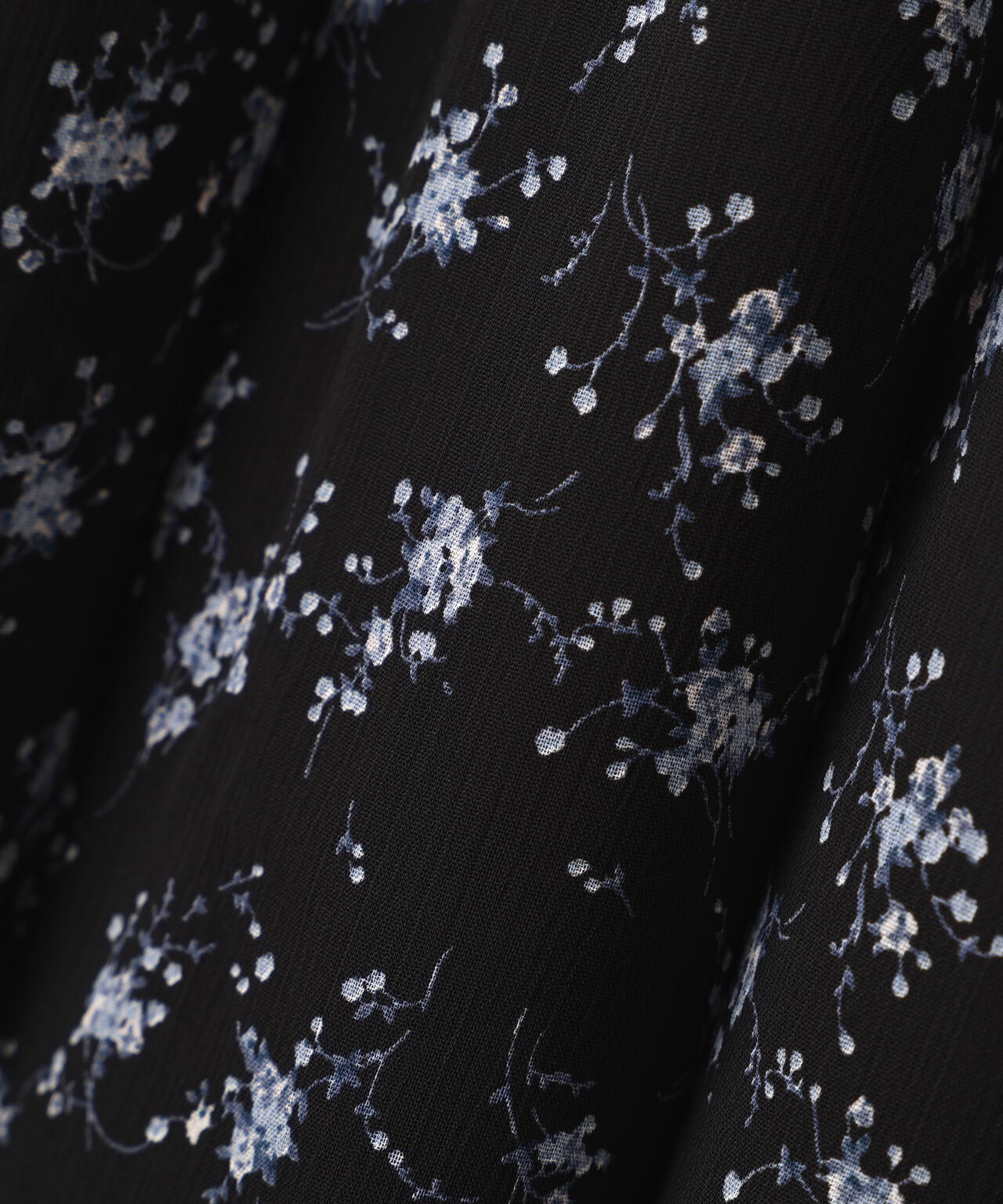 小花柄ボウタイワンピース