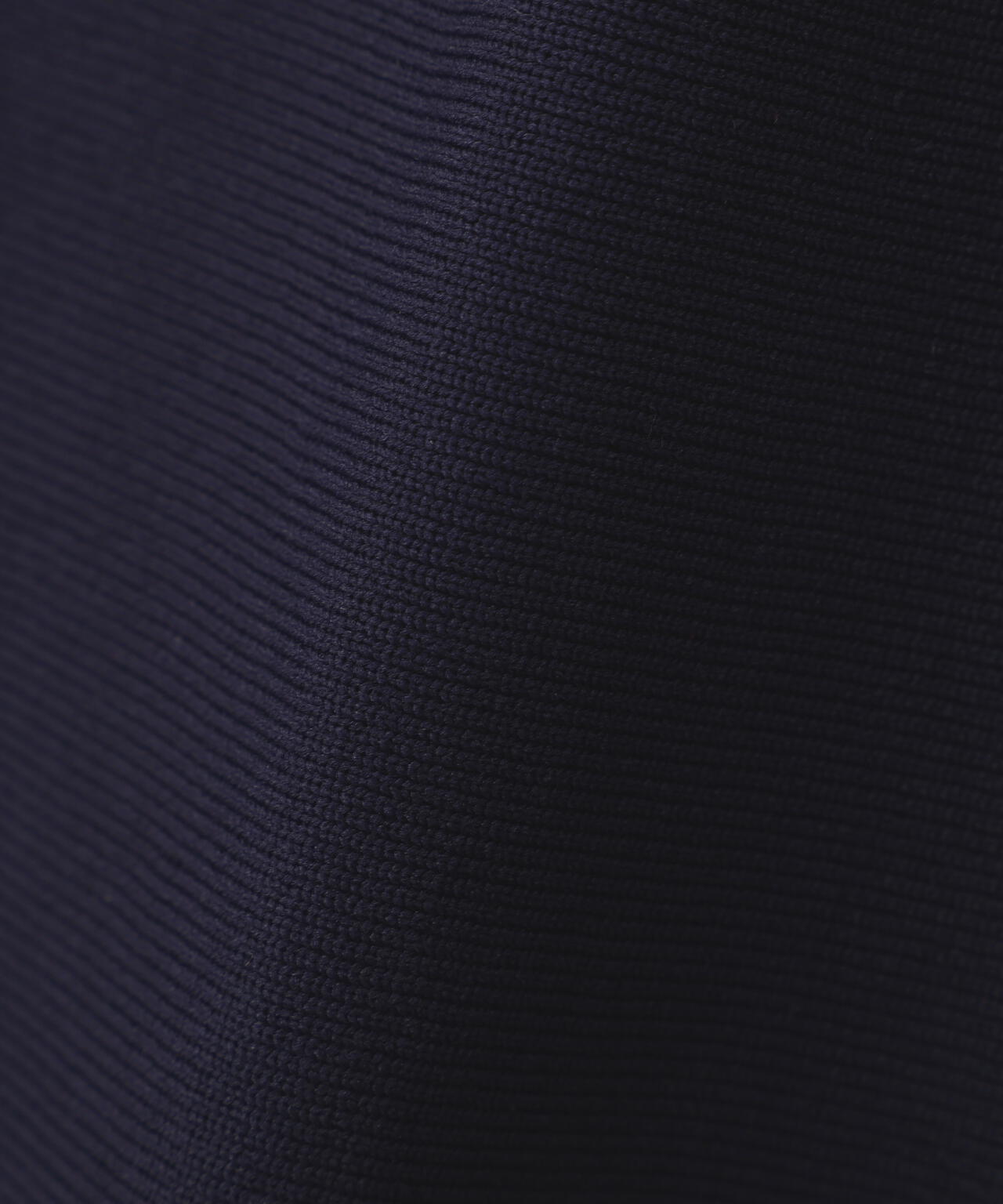 長袖ポロネックニットワンピース