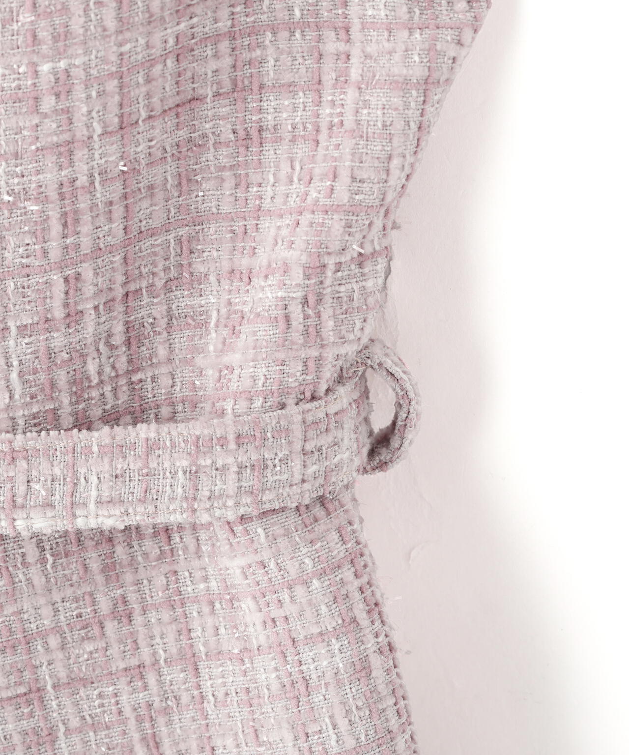 ツイードペプラムジレ